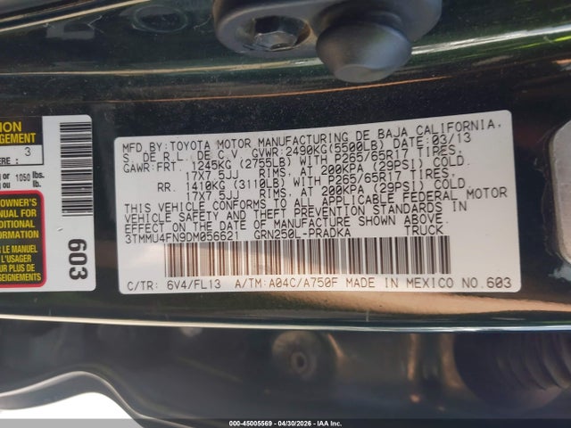 Toyota Tacoma Base V6
