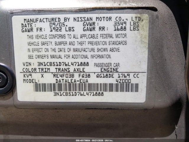 Nissan Sentra 1.8s