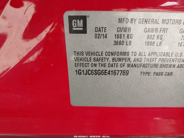 Chevrolet Sonic Lt Auto