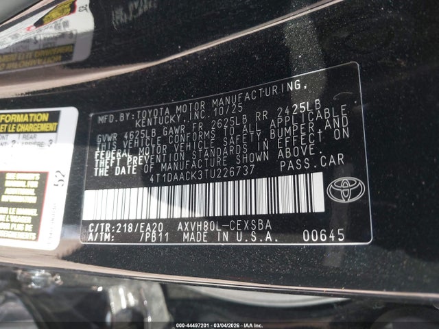 Toyota Camry Se