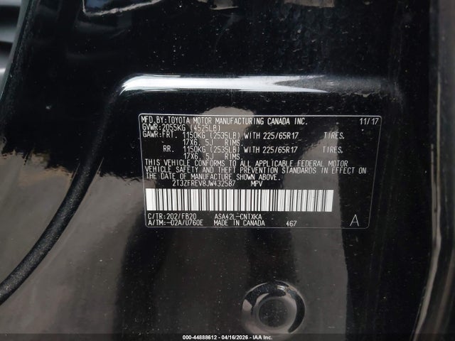 Toyota RAV4 Le