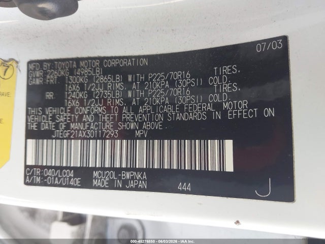 Toyota Highlander Limited V6