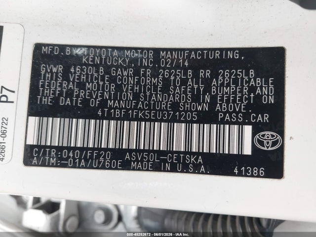 Toyota Camry Se