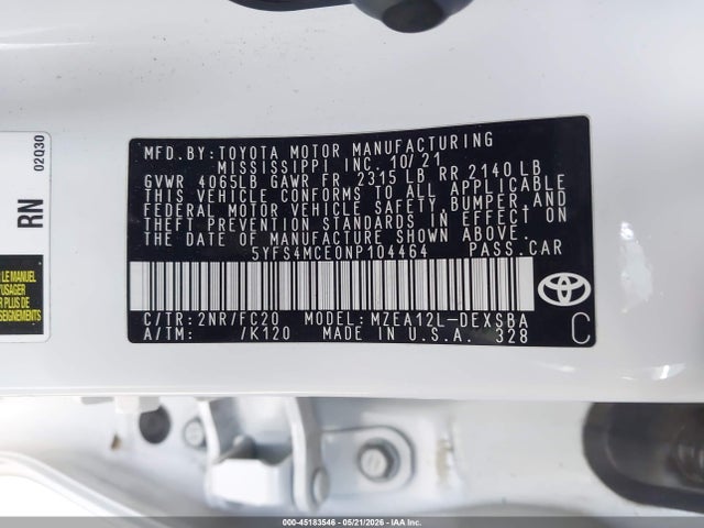 Toyota Corolla Se