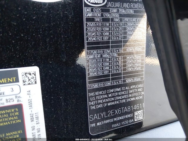Land Rover Range Rover Velar P250 Dynamic Se