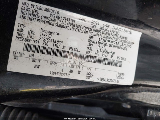 Ford Focus Se