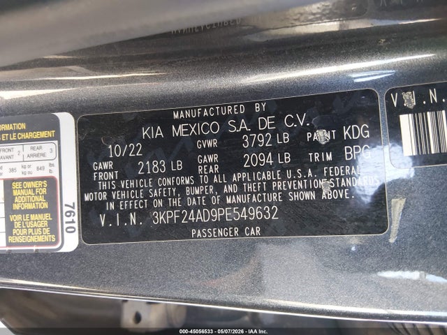 Kia Forte Lxs