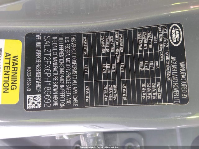 Land Rover Range Rover Evoque R-dynamic S
