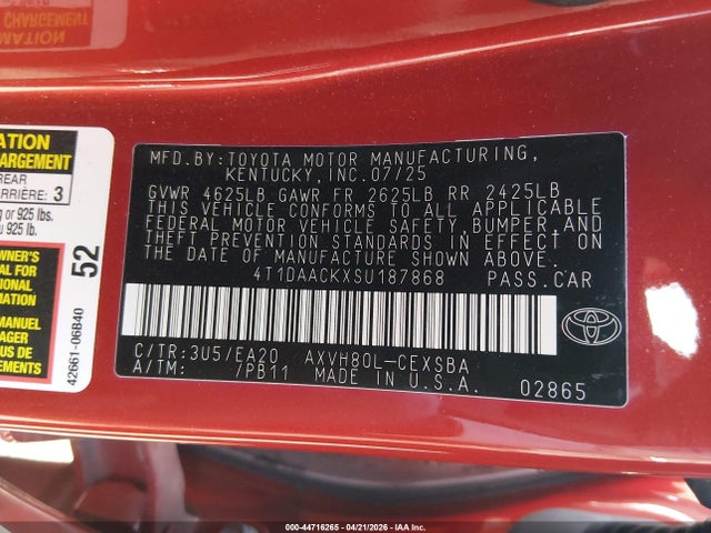 Toyota Camry Se