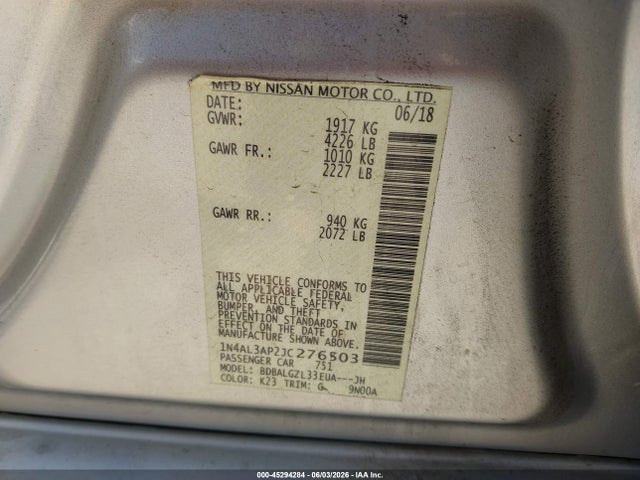 Nissan Altima 2.5 S