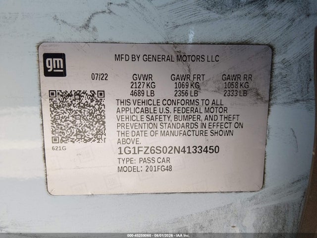 Chevrolet Bolt Fwd Premier
