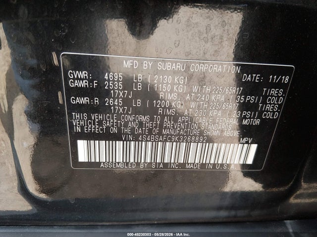 Subaru Outback 2.5i Premium