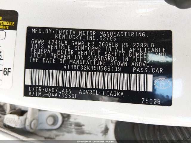 Toyota Camry Xle