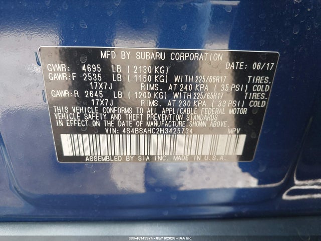 Subaru Outback 2.5i Premium