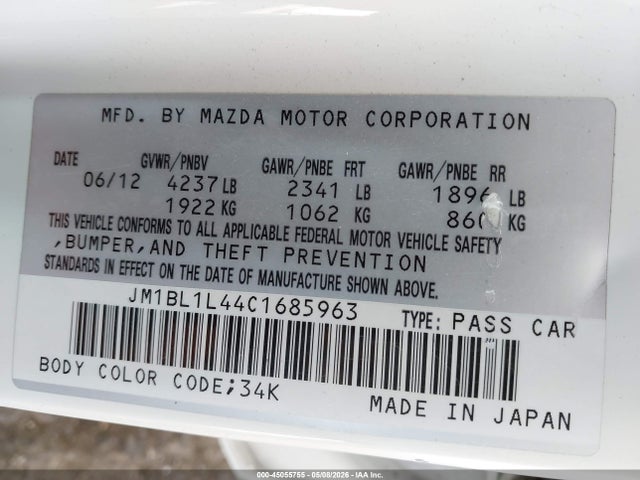 Mazda Mazdaspeed3 Touring