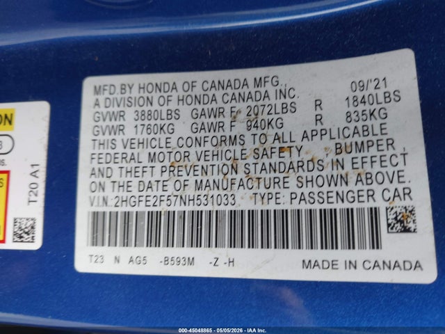 Honda Civic Sport