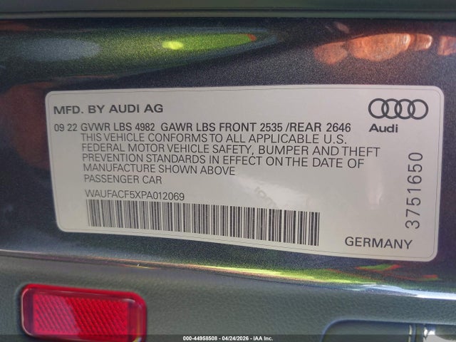 Audi A5 Premium Plus 45 Tfsi S Line Quattro S Tronic