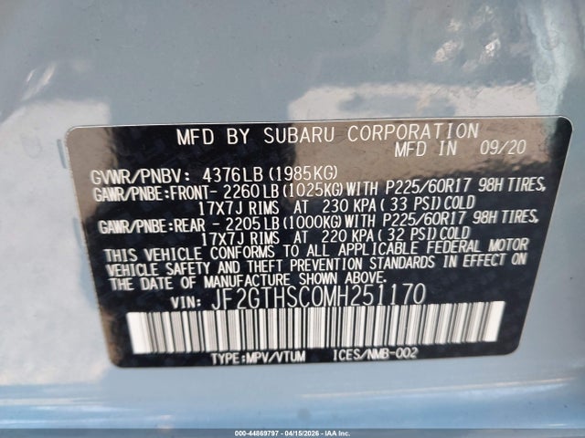Subaru Crosstrek Sport