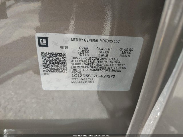 Chevrolet Malibu Fwd Lt