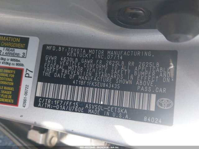 Toyota Camry Se
