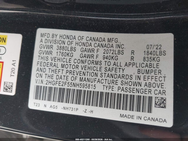 Honda Civic Sport