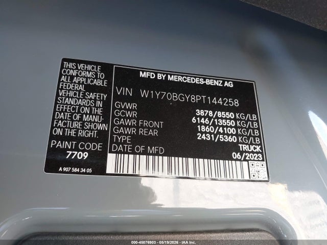 Mercedes-Benz Sprinter 1500 Standard Roof 4-cyl Gas