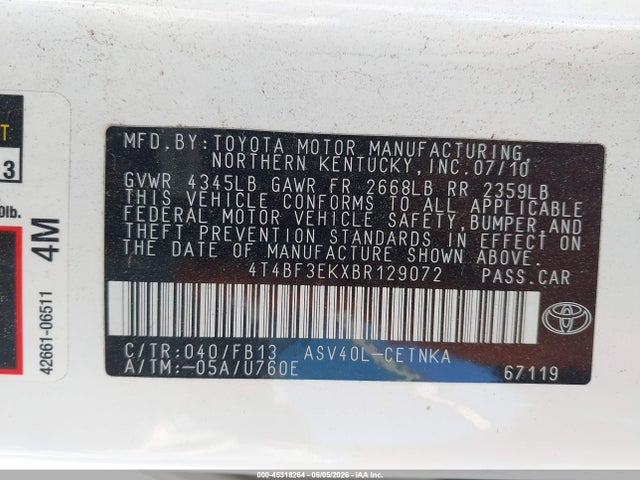 Toyota Camry Le
