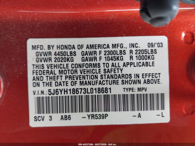 Honda Element Ex