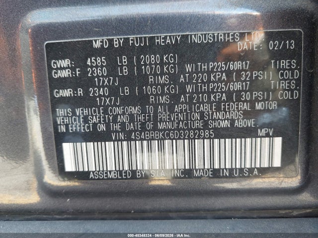 Subaru Outback 2.5i Limited
