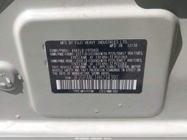 Subaru Crosstrek 2.0i Limited