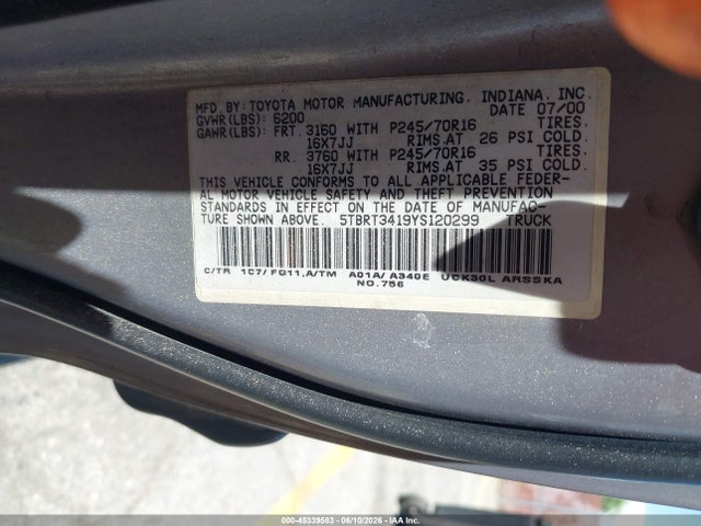Toyota Tundra Sr5 V8