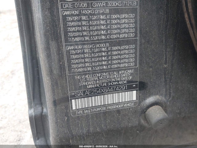 Land Rover LR3 V8 Se