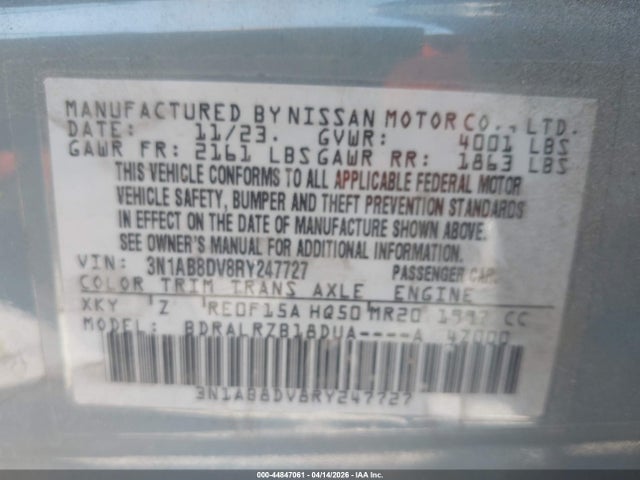 Nissan Sentra Sr Xtronic Cvt