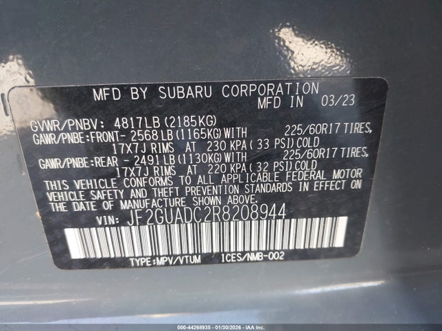 Subaru Crosstrek Premium