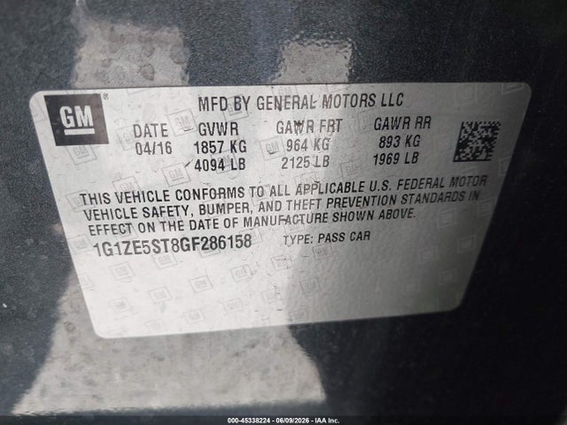 Chevrolet Malibu 1lt
