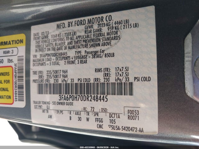 Ford Fusion Se