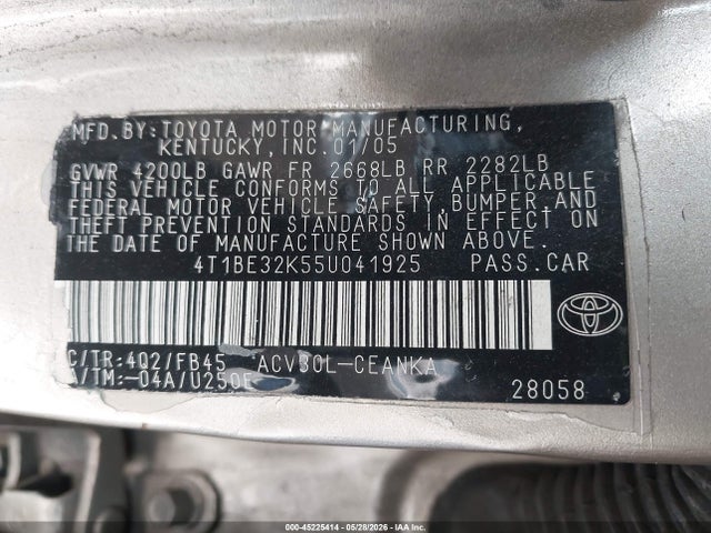 Toyota Camry Le