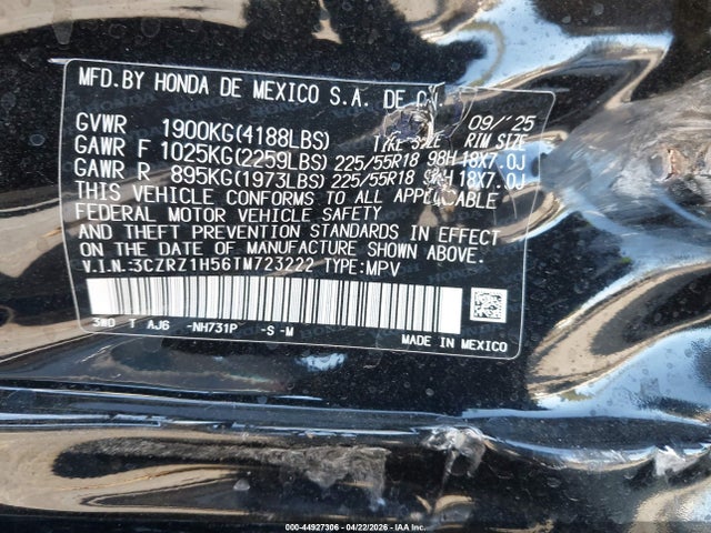 Honda HR-V 2wd Sport