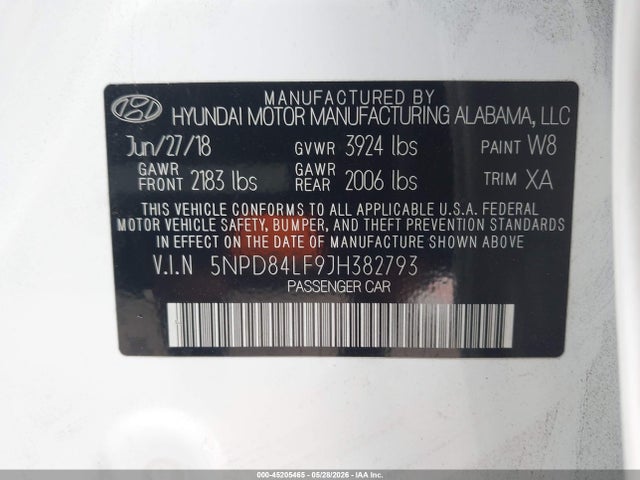 Hyundai ELANTRA Sel
