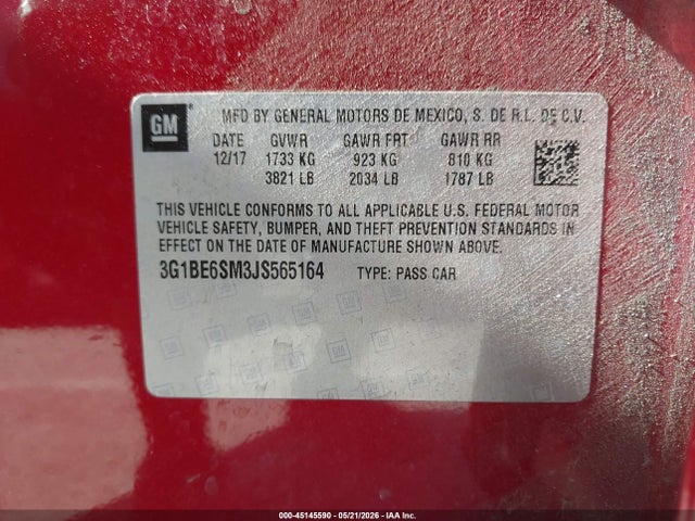 Chevrolet Cruze Lt Auto