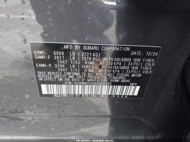 Subaru Ascent Onyx Edition 7-passenger