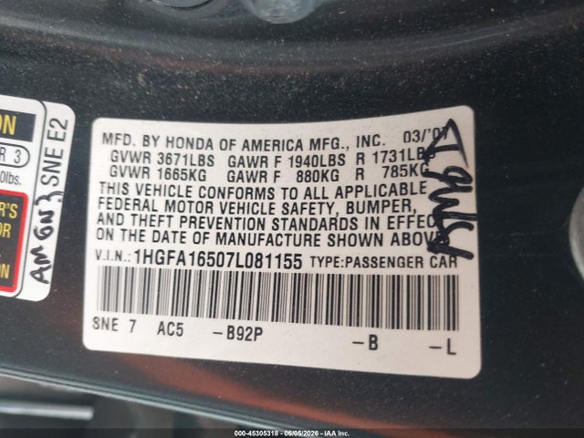 Honda Civic Lx