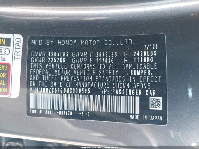 Honda Clarity Plug-In Hybrid Touring