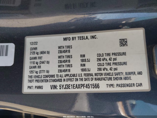 Tesla Model 3 Rear-wheel Drive