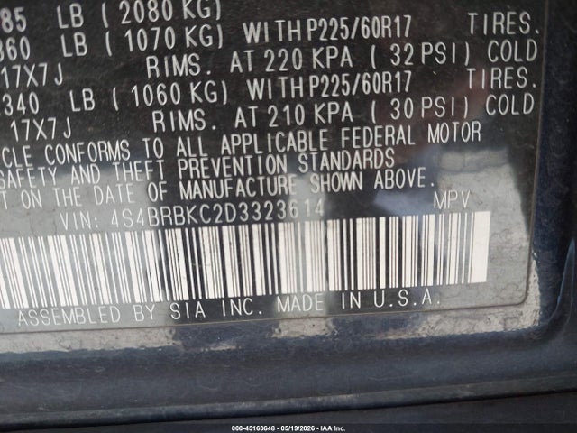 Subaru Outback 2.5i Limited