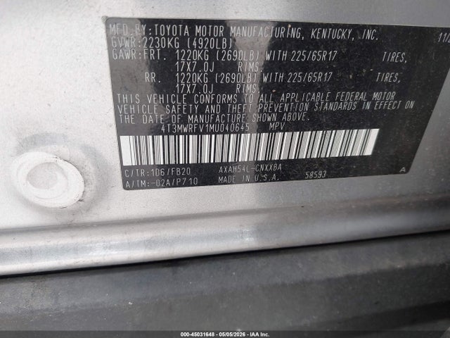 Toyota RAV4 Le