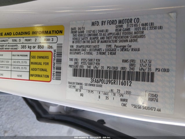 Ford Fusion Se