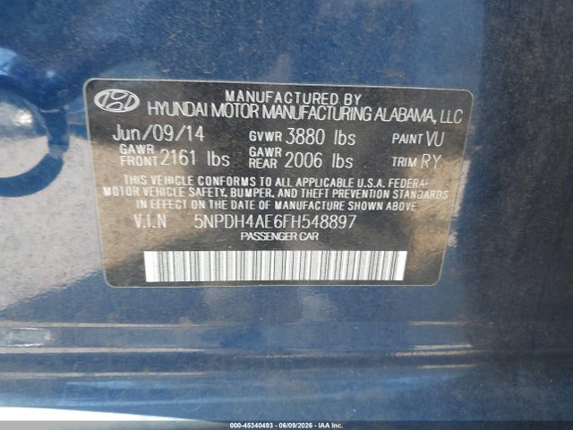 Hyundai ELANTRA Se