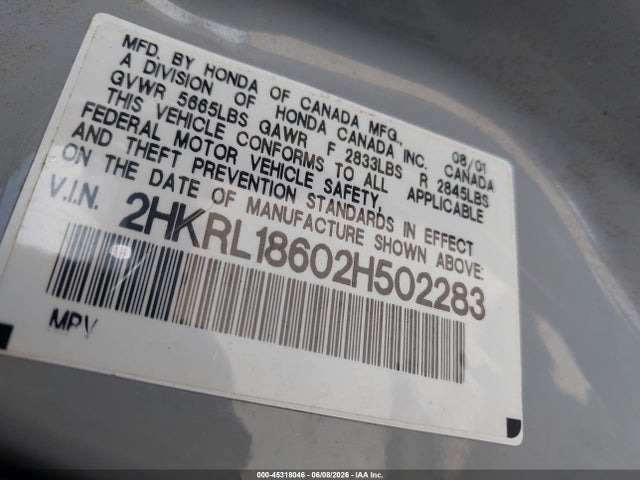 Honda Odyssey Ex