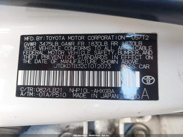 Toyota Prius c Four